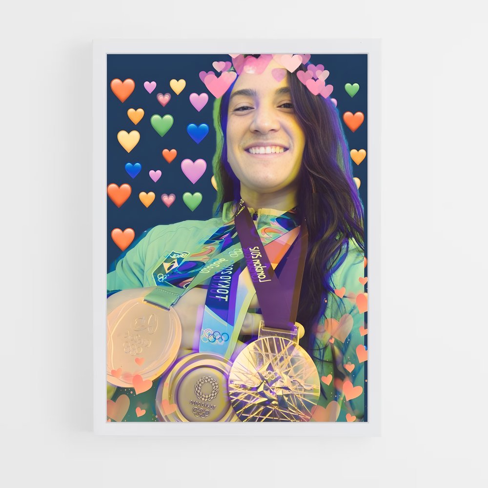 Poster Cœur de Champion – affiche Judo (vue 3)